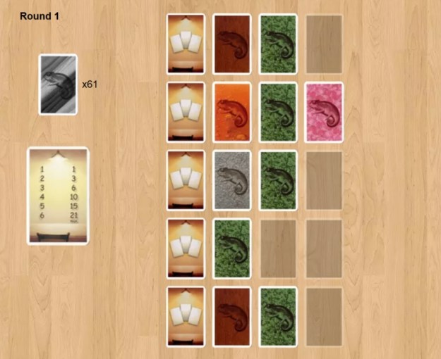 Coloretto on Board Game Arena