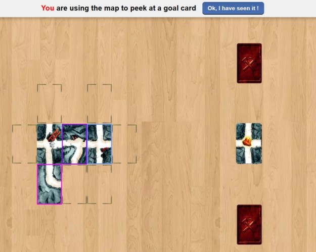 Saboteur on Board Game Arena