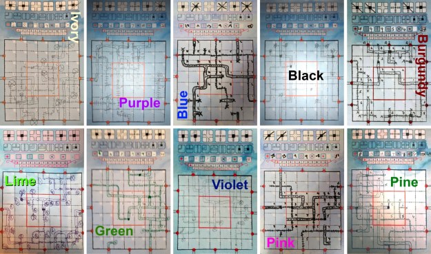Railroad Ink: Deep Blue Edition
