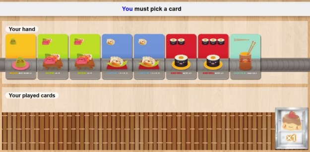 Sushi Go! on Board Game Arena