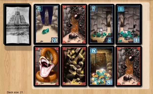 Incan Gold on Board Game Arena