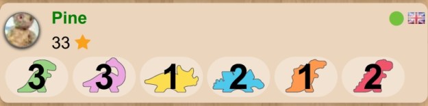 Draftosaurus on Board Game Arena