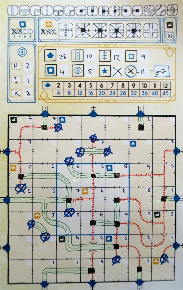 Railroad Ink Challenge: Shining Yellow Edition