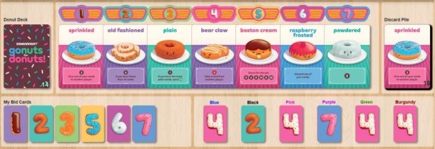 Go Nuts for Donuts! on Board Game Arena