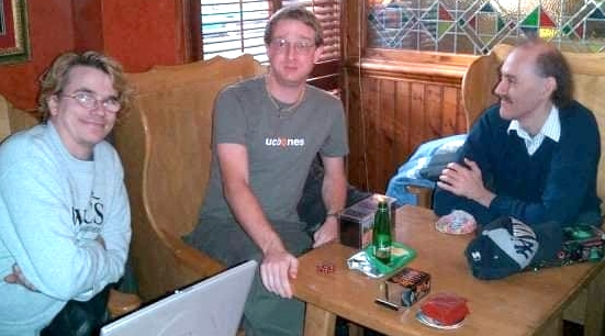 Mike with Mike and Joe setting up a new club