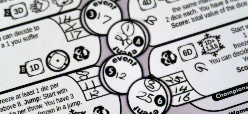 Reiner Knizia's Decathlon (Heptathlon Variant)